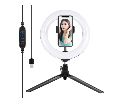 Akcesoria Foto Puluz LED 20cm z uchwytem na telefon
